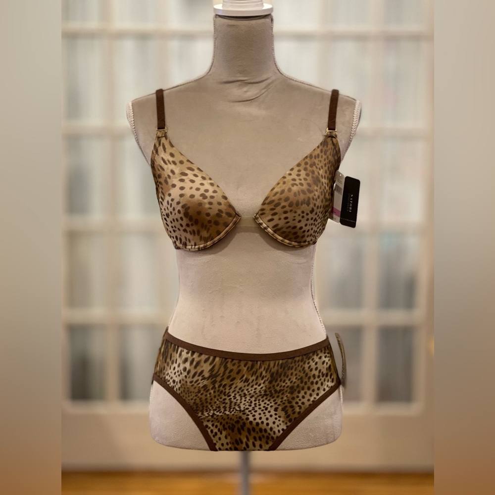 Natori 2pc Bra & Panty Gabon (Animal) Print